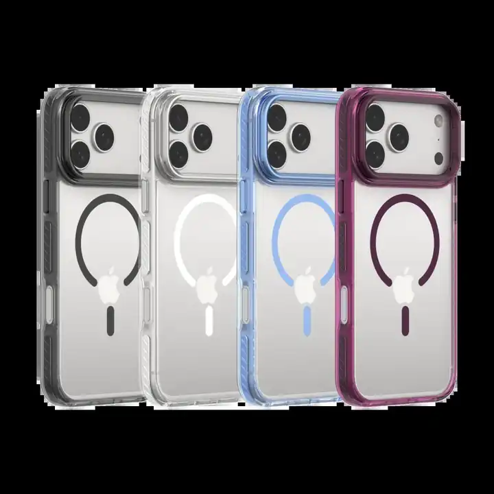 No More Naked iPhones: Hands-On Review of the comma Case, Screen Protector & Charger Trio 6 comma Crystal Titanium case colors black white blue wine red