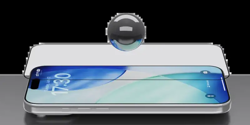 No More Naked iPhones: Hands-On Review of the comma Case, Screen Protector & Charger Trio 10 comma KK9 glass screen protector steel ball impact test