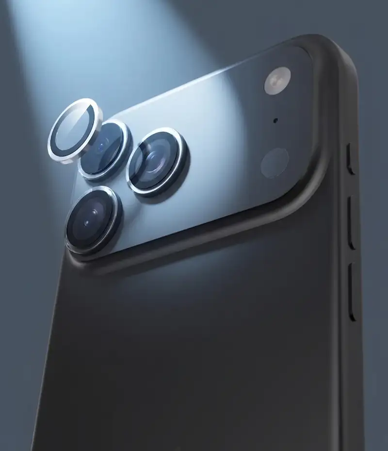 Variable Aperture Camera Accessories: comma's Lens Protection Solution for the New iPhone 4 comma split design camera lens protector with precise fit for iPhone