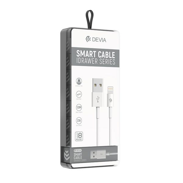 IDrawer Series Smart Cable for Micro USB, Type-C and Lightning  (5V 2.1A,1.2 M)(8PCS/Set)