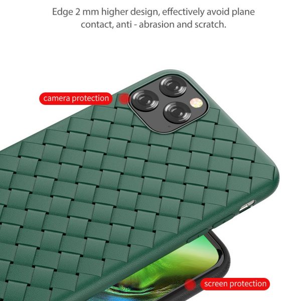 Woven Pattern Design Soft Case  – iPhone 11