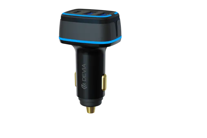 Extreme Speed Dual USB+Type-C Full Compatible Fast Car Charger（85W） - Image 3