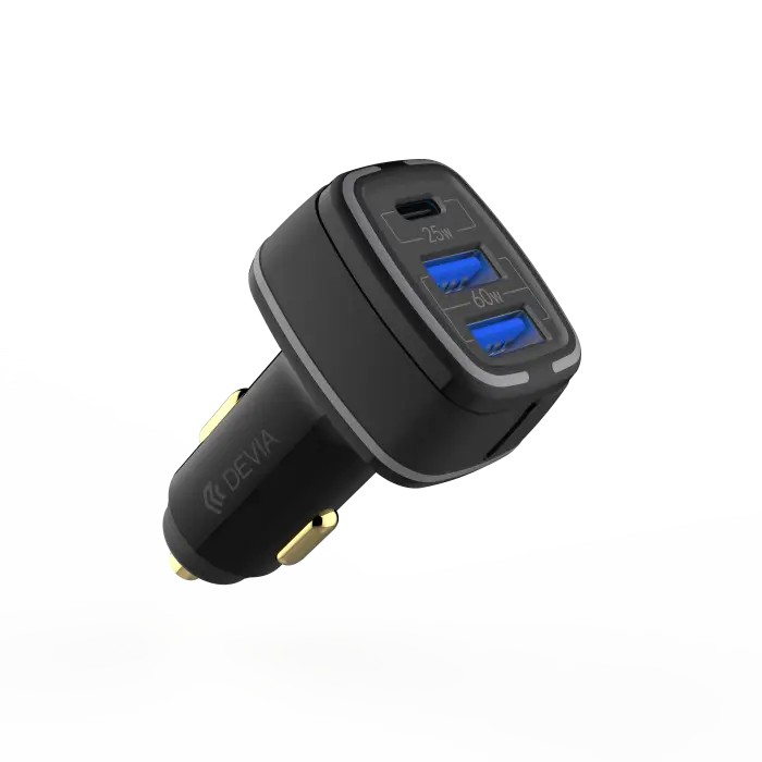 Extreme Speed Dual USB+Type-C Full Compatible Fast Car Charger（85W） - Image 7