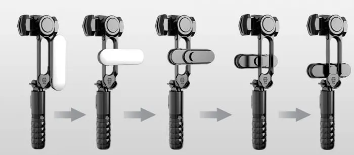 Handheld Gimbal Shake- proof Tripod Selfie Stick - Image 7