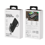 Extreme Speed Series Full Compatible 22.5W Power Bank Built-in 4 Cables (10000mAh) - Image 9