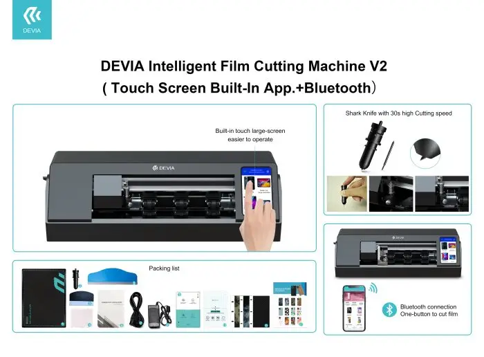 DEVIA Intelligent Film Cutting Machine V2 (Touch Screen Built-In App.+Bluetooth） - Image 5