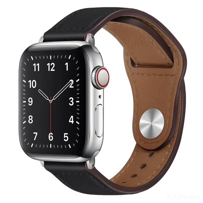 T Buckle PU Leather Watch Band - Image 3