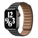 Elegant Leather two-tone Watch Band - Image 6