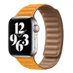 Elegant Leather two-tone Watch Band - Image 8