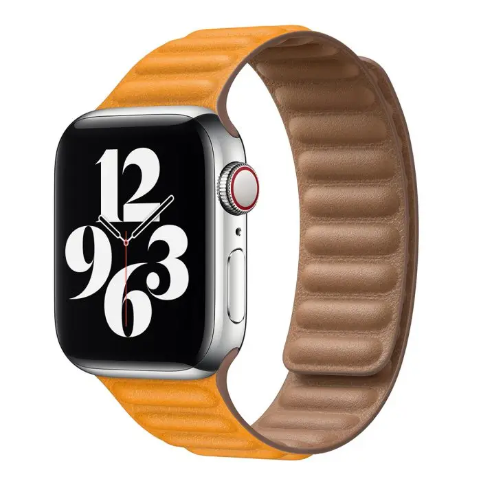 Elegant Leather two-tone Watch Band - Image 8