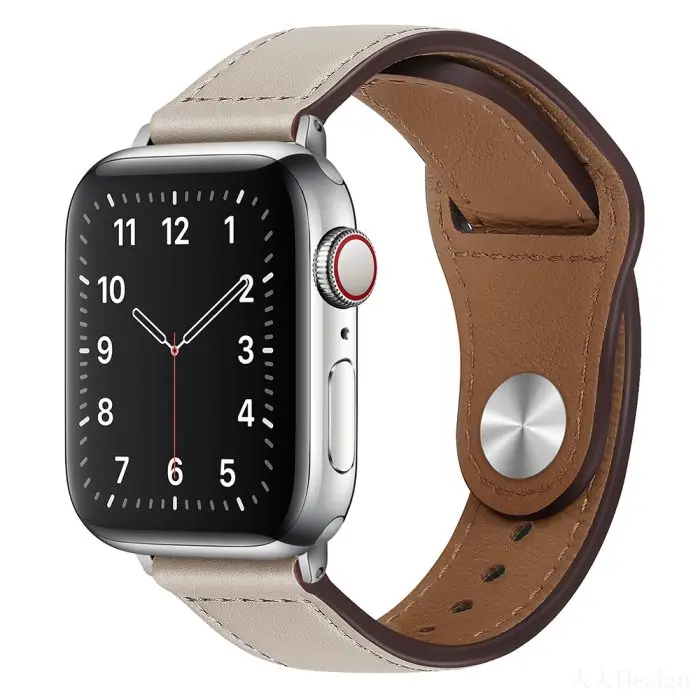 T Buckle PU Leather Watch Band - Image 6