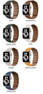 Elegant Leather two-tone Watch Band - Image 9