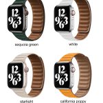 Elegant Leather two-tone Watch Band - Image 9