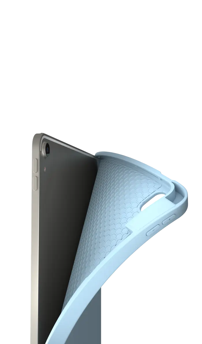 Rosy Series Leather Case With Pencil Slot for iPad - Image 5