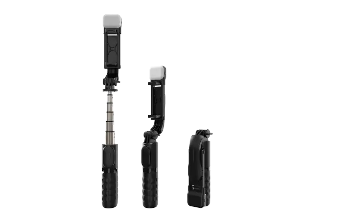 Tripod Stand Multi-function Selfie Bar With Fill-In Light - Image 2
