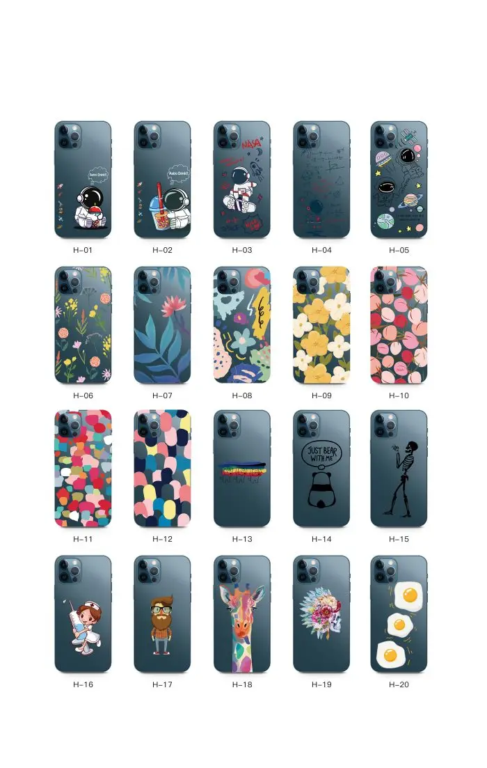 Intelligent Clear Back Sticker With Pattern (20pcs) - Image 5