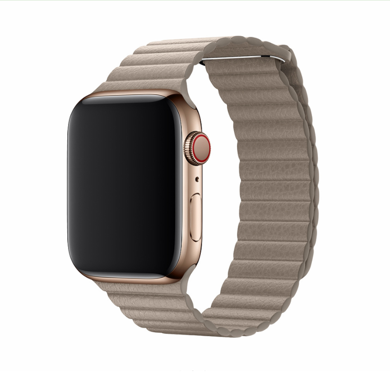 42mm Charcoal Grey Leather Loop - Business - Apple (SG)