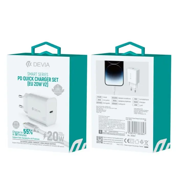 Smart Series PD Quick Charger Suit (EU ,20W,V2) - Image 5