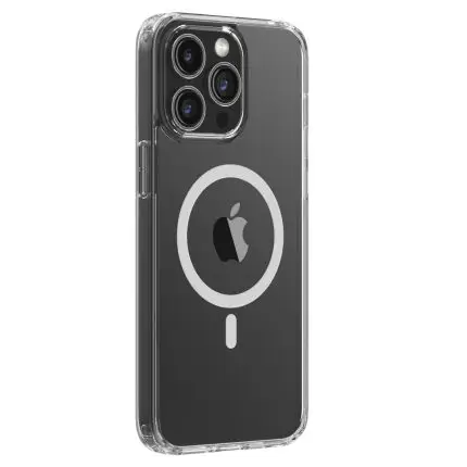 iPhone 15 Pure Clear Magnetic Shockproof Case