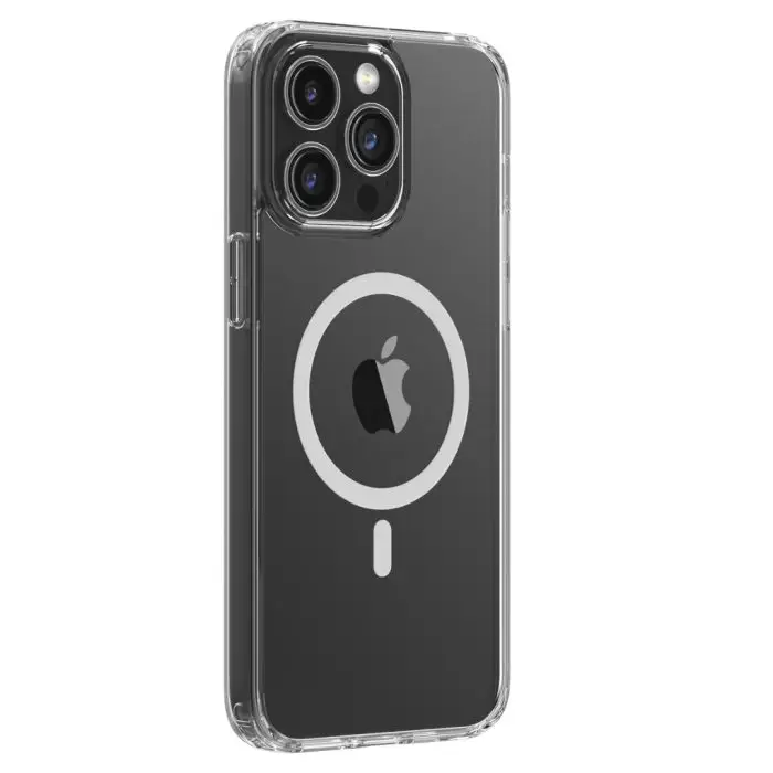 iPhone 15 Pure Clear Magnetic Shockproof Case