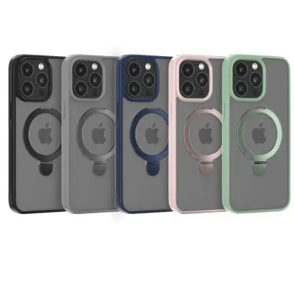 iPhone 15 Delight Series Magnetic Case With Bracket