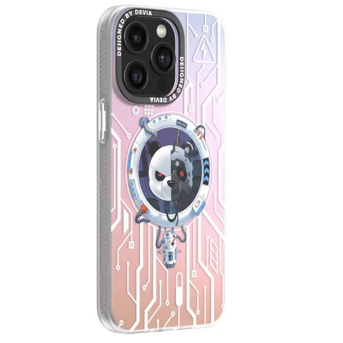 iPhone 15 Mecha Series Bear Original Design Magnetic Case - Image 3