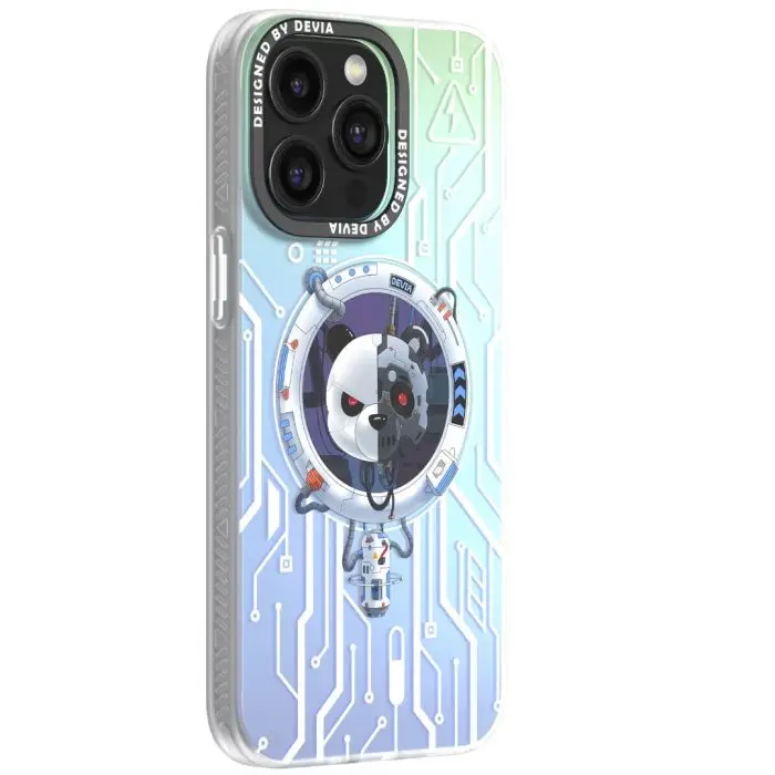 iPhone 15 Mecha Series Bear Original Design Magnetic Case - Image 2