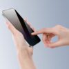 iPhone 15 Van Series Full Screen Privacy Tempered Glass (With assist tool ) - Image 4