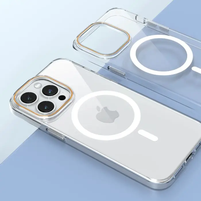 iPhone 15 Graceful Series Magnetic Case With Colorful Camera Frame - Image 5