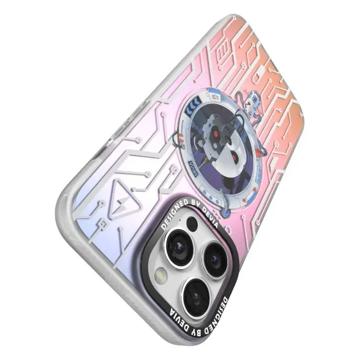 iPhone 15 Mecha Series Bear Original Design Magnetic Case - Image 4