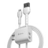 Smart Series 24A 2USB Charger Set With Lightning Cable (US)