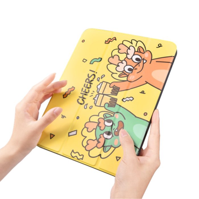 iPad Case with pencil lingos 06