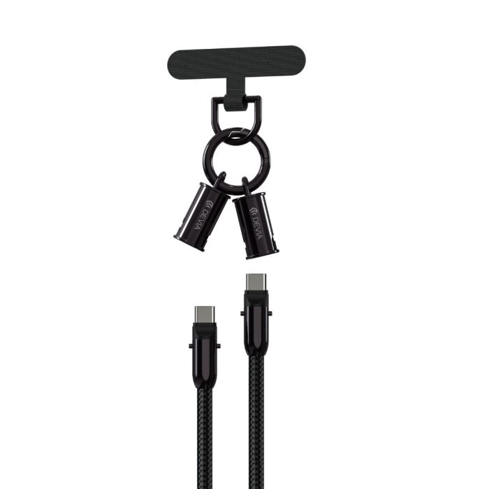 C To C PD 60W Woven Fast Cable Lanyard 3