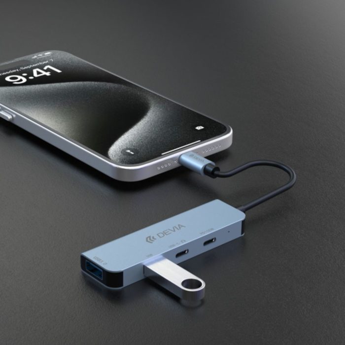 Type C To USB2CPD 100W 4 In 1 HUB 4