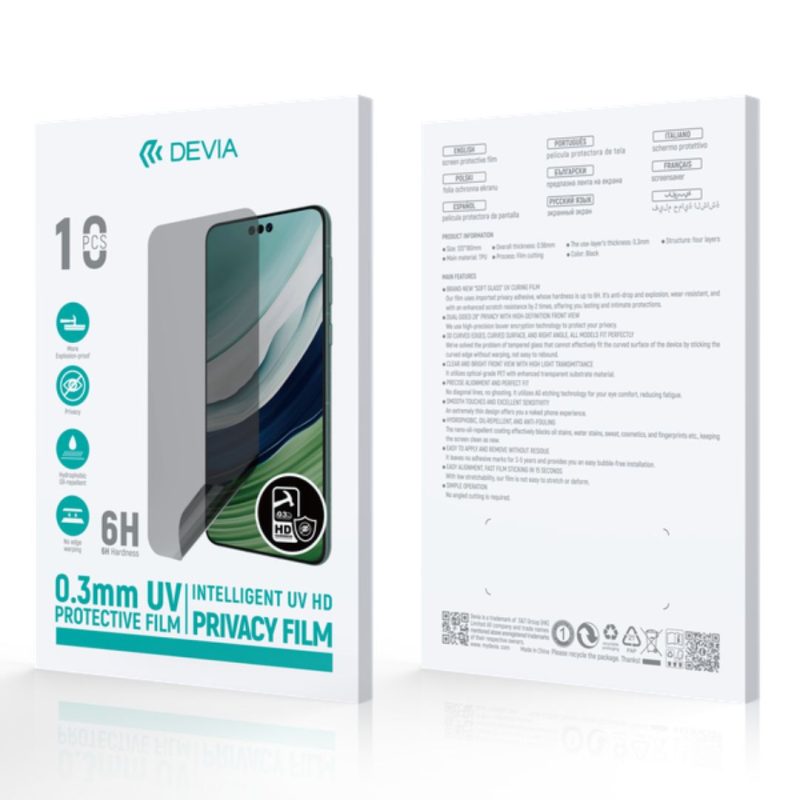 UV HD Privacy Protective Front Film