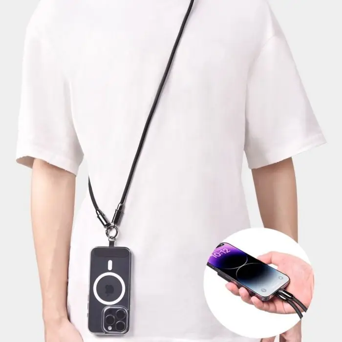 C To C PD 60W Woven Fast Cable Lanyard - Image 2