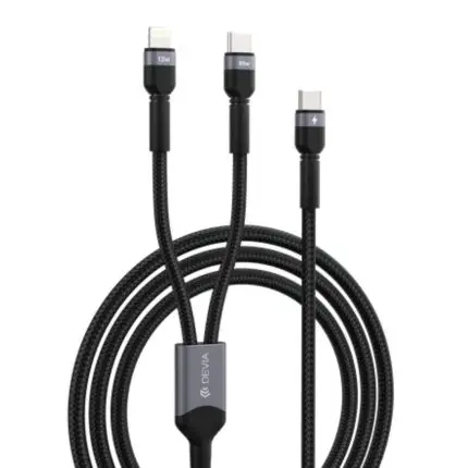 Extreme Speed Series C to C+L 60W+12W Fast Cable (1.2M,3A)