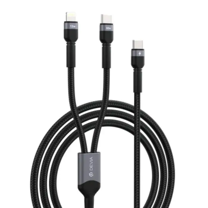 Extreme Speed Series C to C+L 60W+12W Fast Cable (1.2M,3A)