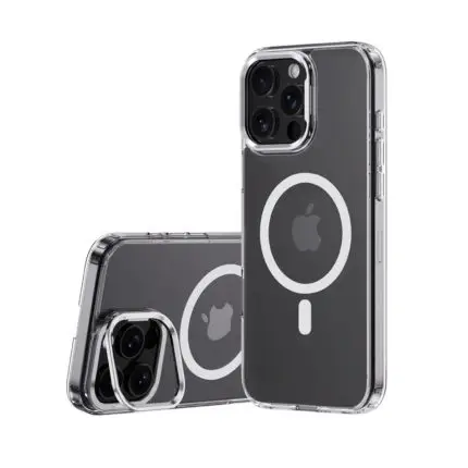 Snow Crystal Series Magnetic Shockproof Case With Bracket
