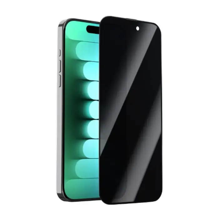 iPhone 16 - Van Series Full Screen Privacy Twice-Tempered Glass - Image 1