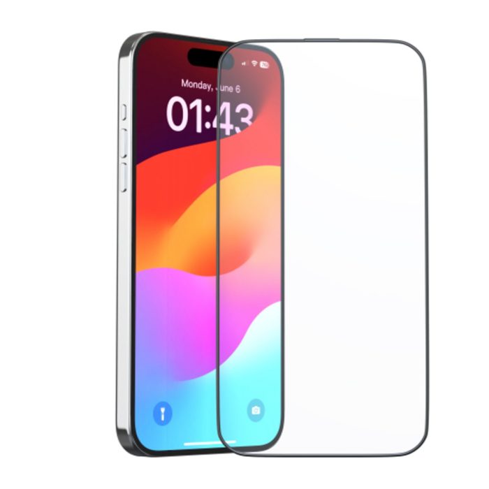 tempared glass iphone 16 soft adge