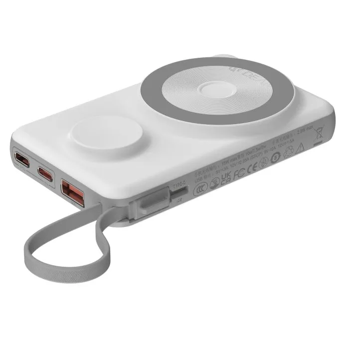 Extreme Speed Series 22.5W 5 in 1 Magnetic Fast Charging Wireless Power Bank With Built-in cable (10000mAh) - Image 1