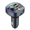 Smart Series PD30W+Dual USB Multi-function Wireless MP3 Fast Car Charger - Image 2