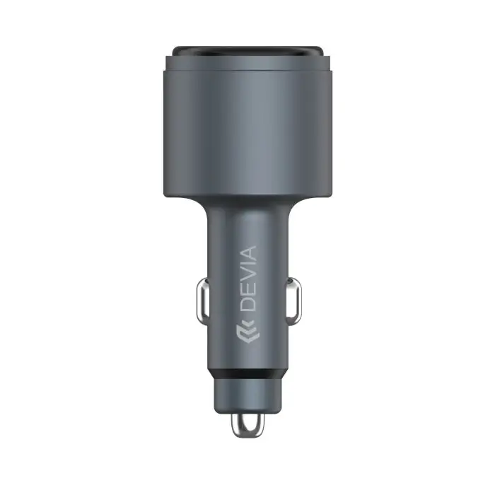 Extreme Speed Series USB+Dual C 116W Metal Full Compatible Fast Car Charger - Image 2