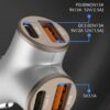Smart Series 2A+2C 48W Fast Car Charger - Image 3