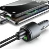 Extreme Speed Series USB+Dual C 116W Metal Full Compatible Fast Car Charger - Image 5