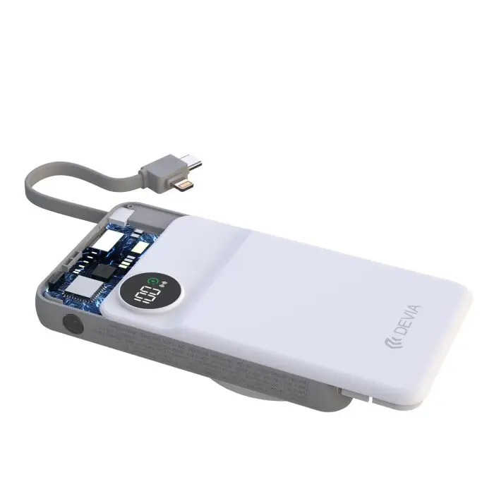 Extreme Speed Series 22.5W 5 in 1 Magnetic Fast Charging Wireless Power Bank With Built-in cable (10000mAh) - Image 5