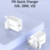 Smart Series PD  Quick Charger (UK ,20W,V2) - Image 2