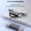 Leopard Series USB+Type-C 3.0 To SD/TF 2 In 1 High-Speed Card Reader - Image 2