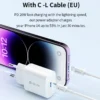 Rocket Series 20W PD Quick Charger Set With C -L Cable (EU) - Image 6